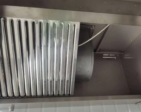 commercial box grease exhaust hood