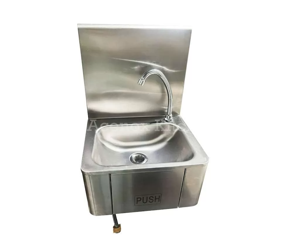 knee operated hand wash sink