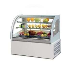 refrigerated display counter white color