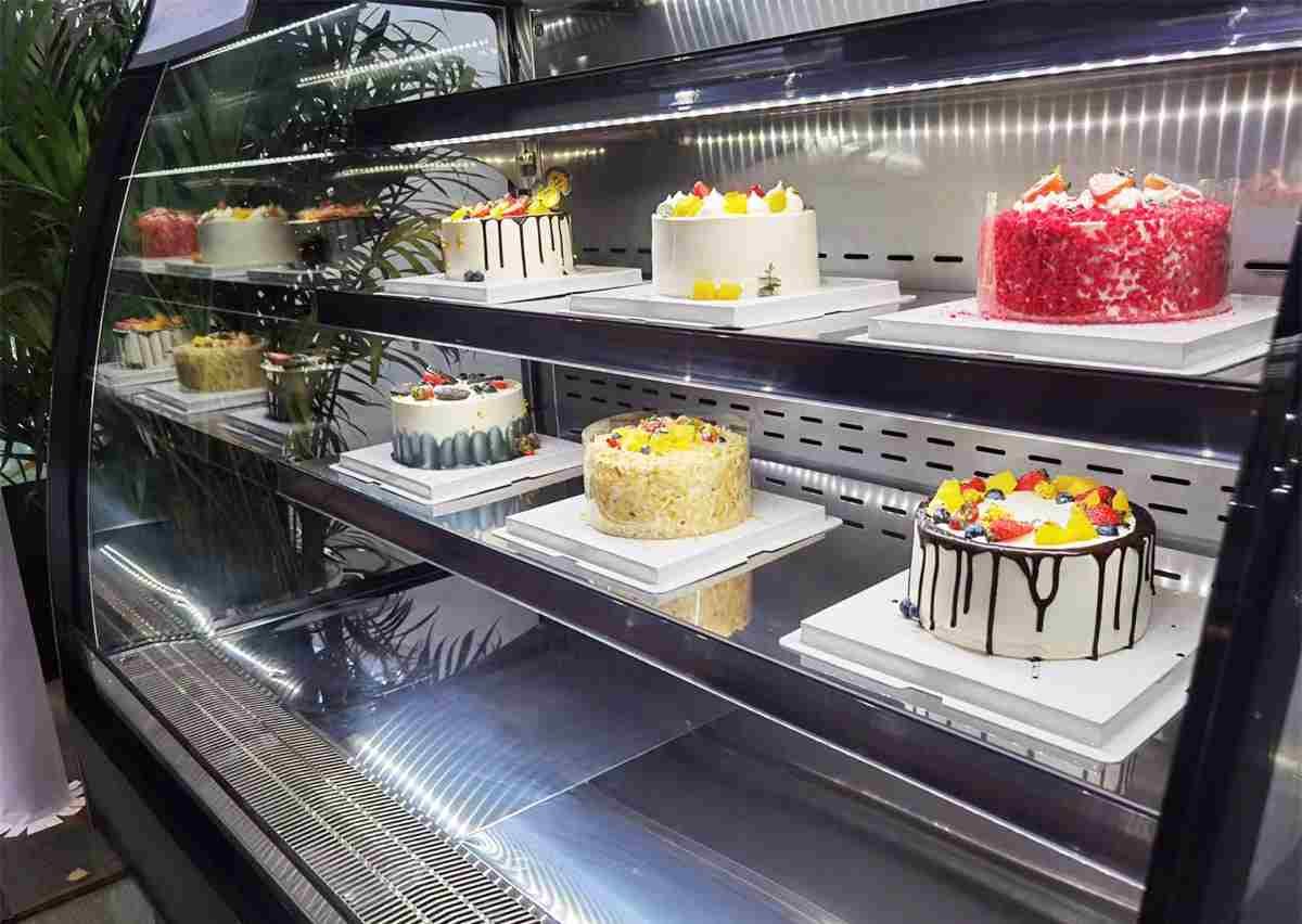 no condesation cake display counter