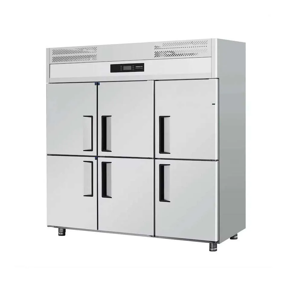 upright commercial refrigerator 6 doors