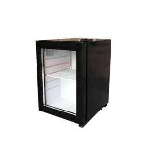 mini bar fridge glass door
